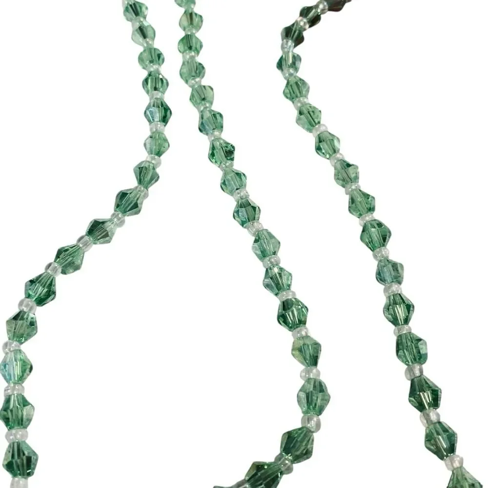 Bead Landing NWT 9 inch Strand Green Glass Beads 6MM Jewelry Making Crafting